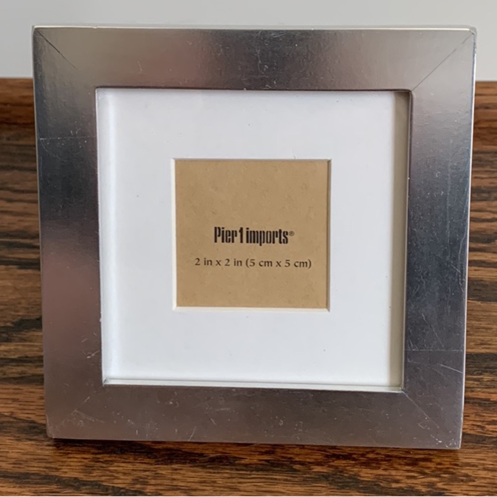 Silver painted small frame